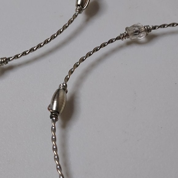 Set Of 2 Vintage Thin Lightweight Metal Bracelets - Picture 6 of 15